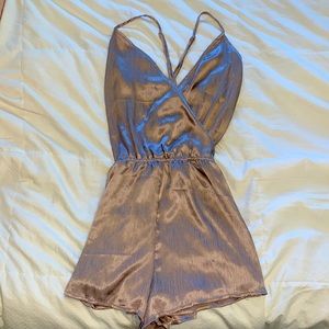 Tobi champagne romper